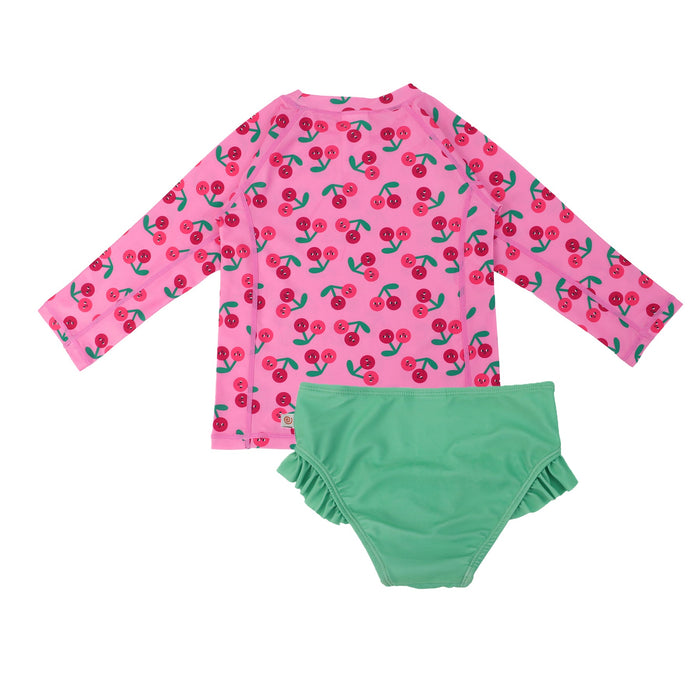 Zoocchini® Rashguard Swim Top + Bikini Bottom Set Sizes 6M-4T