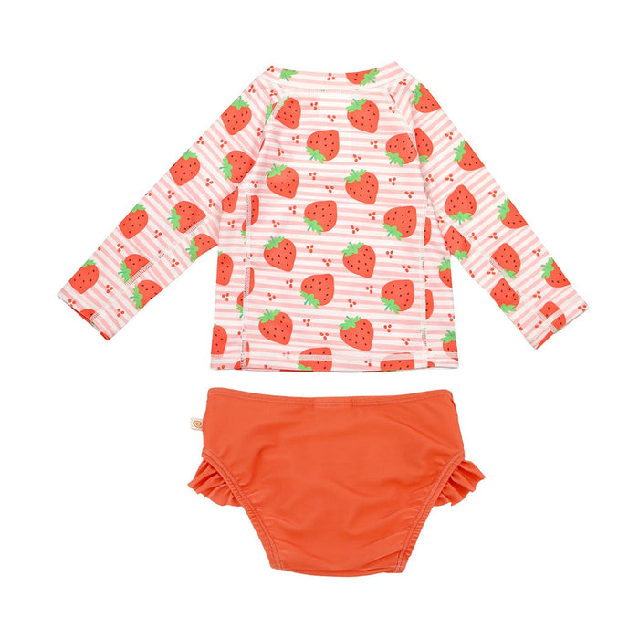 Zoocchini® Rashguard Swim Top + Bikini Bottom Set Sizes 6M-4T