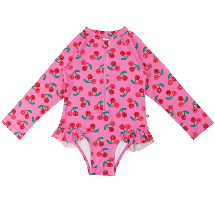 Maillot de bain 1 pièce imprimé Zoocchini Rashguard pour bébés et tout-petits – Tailles 6 mois à 4 ans