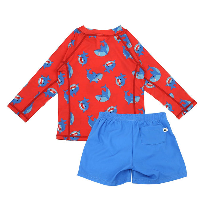 Maillot de bain 2 pièces imprimé Zoocchini Rashguard pour bébé et tout-petit – Tailles 6 mois à 4 ans