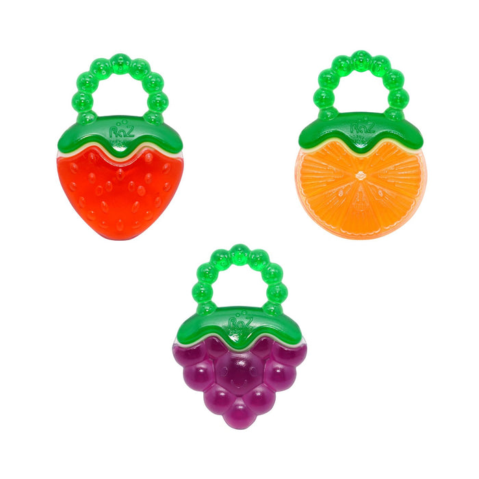 Raz Baby® Fruit Koolers Water Filled Teethers - 3 Pack
