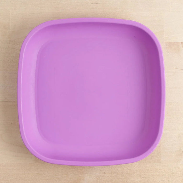 Re-Play Recycled Small Flat Plastic Plate - 7in./19cm
