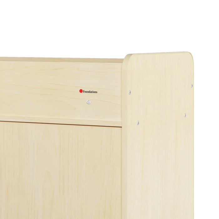 Foundations SafeSwing Changing Table – Natural finish wooden changing table
