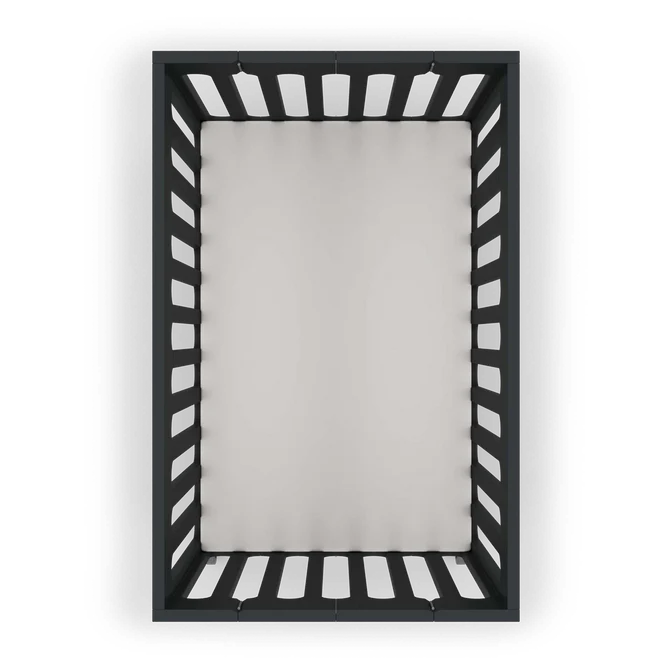 Foundations® SafeFit™ Elastic Fitted Crib Sheets – Compact Size (Up to 1.5") – White, 6 Pack