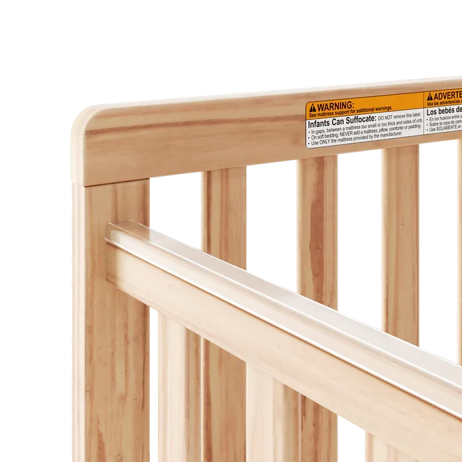 Foundations SafetyCraft® Fixed Side Compact Wood Crib – Infant Crib for Daycare