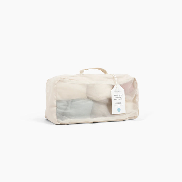 Snuggle Me® Organic Cotton Baby Sensory Toy Set – 9 Pieces