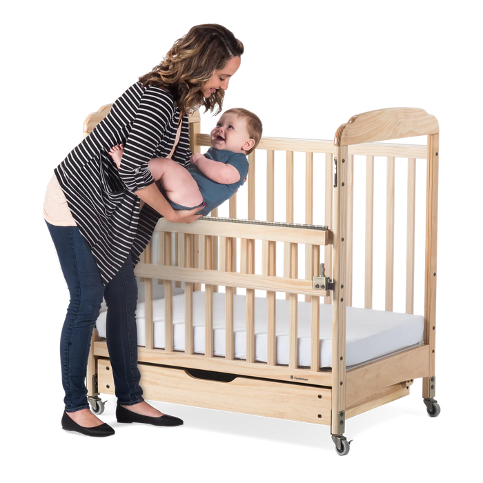 Foundations Lit de bébé Next Gen. Serenity® Compacte - avec planche de matelas réglable - à lattes