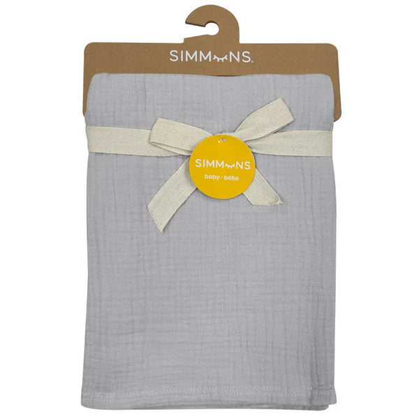 Simmons Deluxe 4-Ply Muslin Blanket