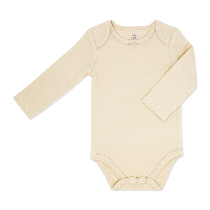 Small Wonders® Neutral Single Long Sleeve Bodysuit | NB to 24m