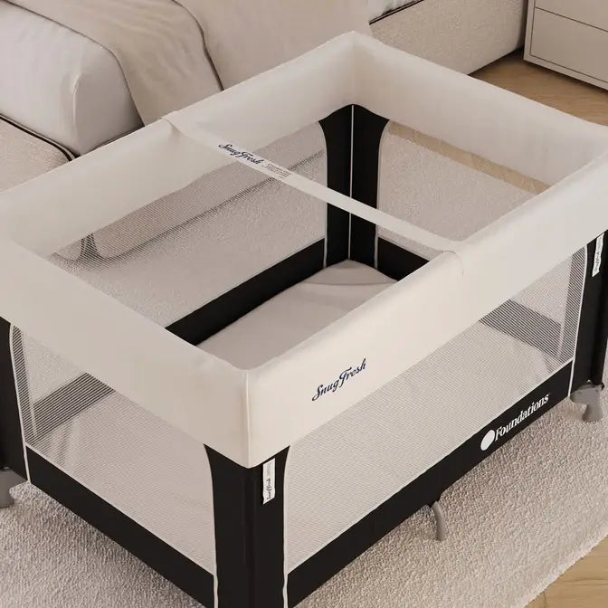 Foundations SnugFresh® Playard Covers – Washable Microfiber Covers (3 or 12 Pack)