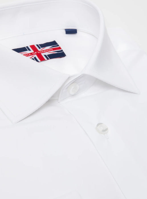 Soul of London® Essential Dress Shirt | White Size | 14.5 to 18.5