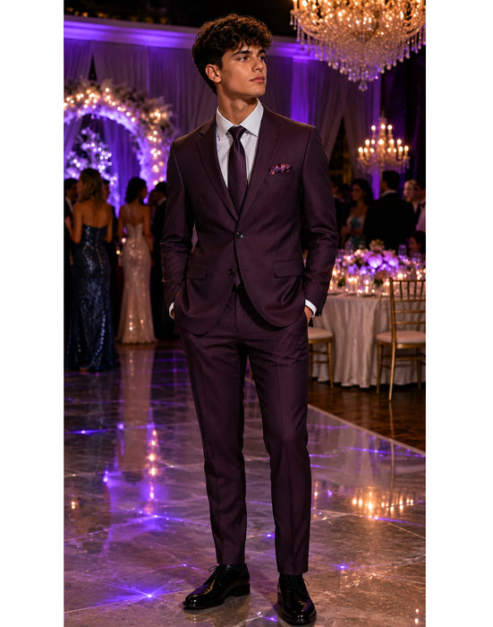 Soul of London® Essential Solid Colour Men's Suit Sizes 36 to 52