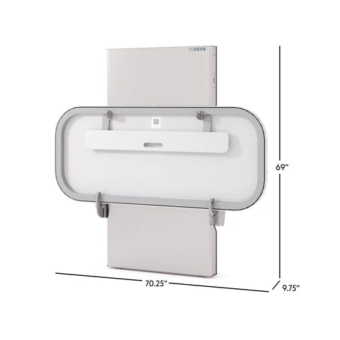 Table à langer universelle pour adultes à hauteur réglable Foundation® Sova® Ascent™ – Fixation murale