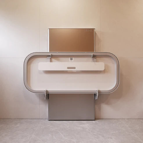 Table à langer universelle pour adultes à hauteur réglable Foundation® Sova® Ascent™ – Fixation murale
