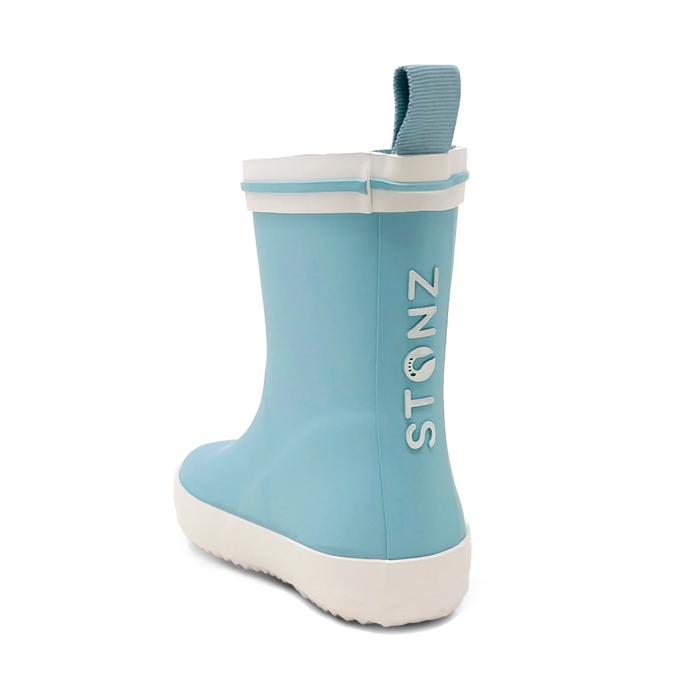 Stonz® Retro Waterproof Rain Boots for Toddlers & Kids | Sizes 4T-3Y, AQUA