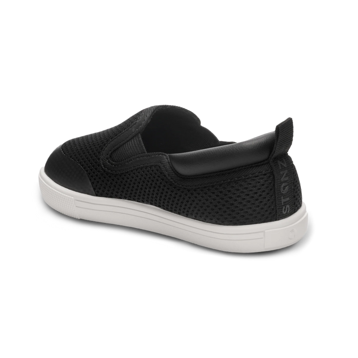 Stonz® Skipperz Slip-On Shoes for Toddlers & Kids | Sizes 8-12,BLACK