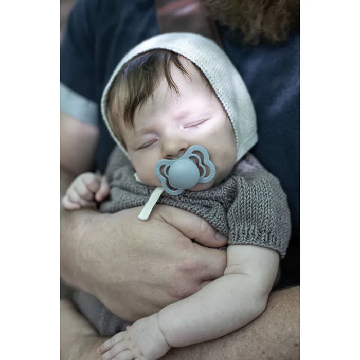 Sucettes Collection SUPREME de BIBS | SILICONE | Tétine plate - Lot de 2