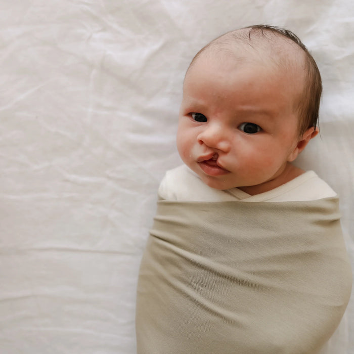 Snuggle Me® Organic Cotton Stretch Baby Swaddle Blanket - Birch