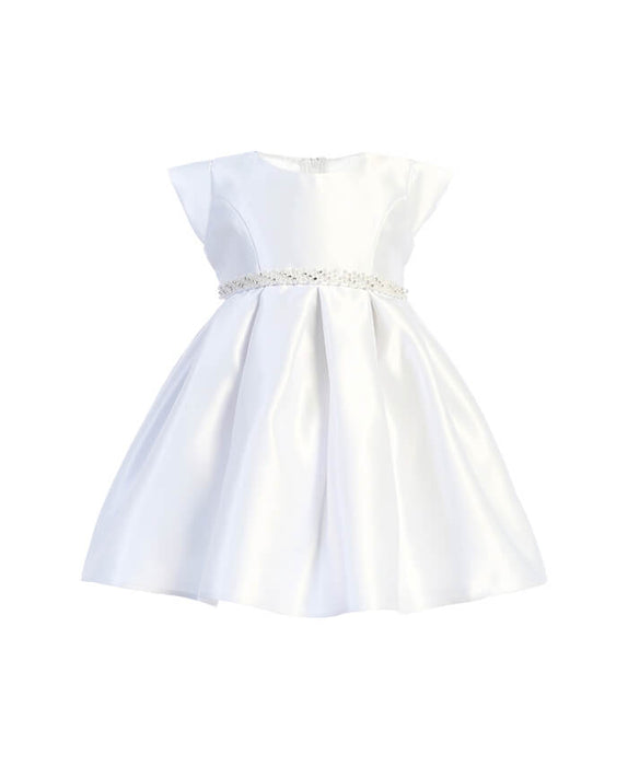 Robe en satin Sweet Kids® pour bébé fille | 6 mois à 24 mois