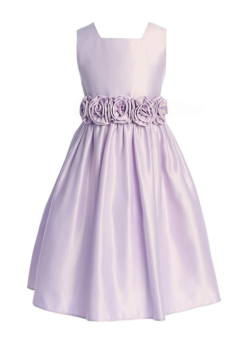 Robe en satin Flower Girl Sweet Kids® | 2 à 16 ans