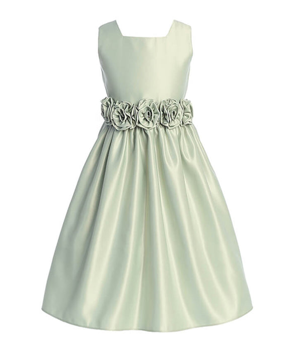 Robe en satin Flower Girl Sweet Kids® | 2 à 16 ans