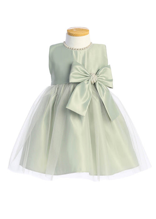 Sweet Kids® SK781 Robe Fille en Satin | 3 à 12 ans
