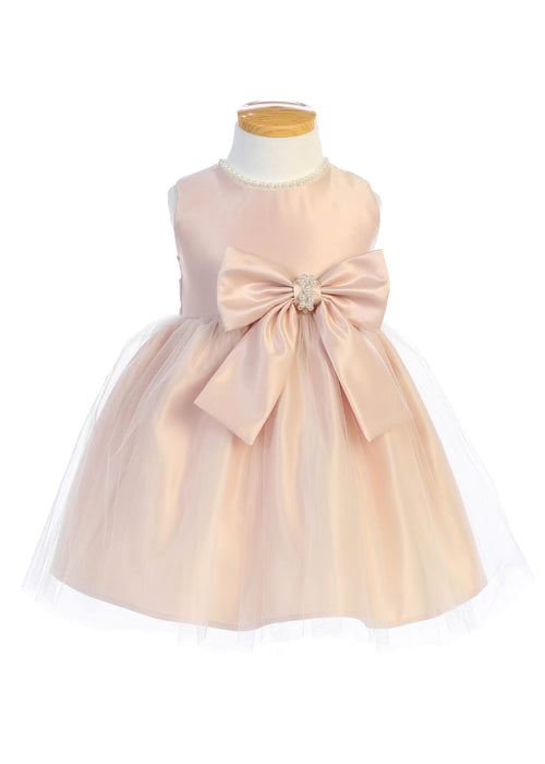 Sweet Kids® SK781 Robe Fille en Satin | 3 à 12 ans