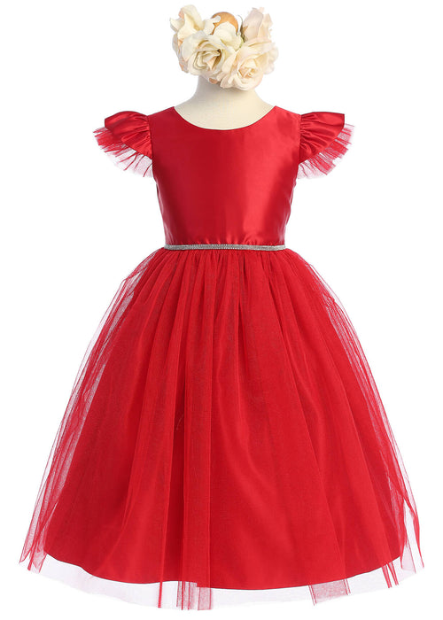 Sweet Kids® Robe Fille en Satin SK910 | 2 à 12 ans