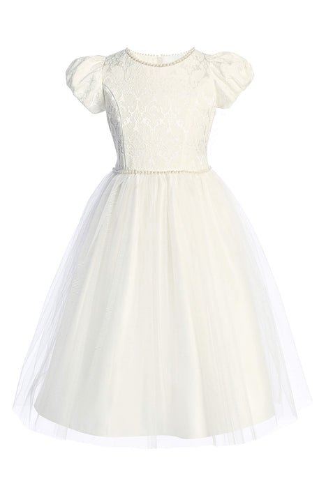Robe pour fille Sweet Kids® en satin jacquard | 2 à 12 ans