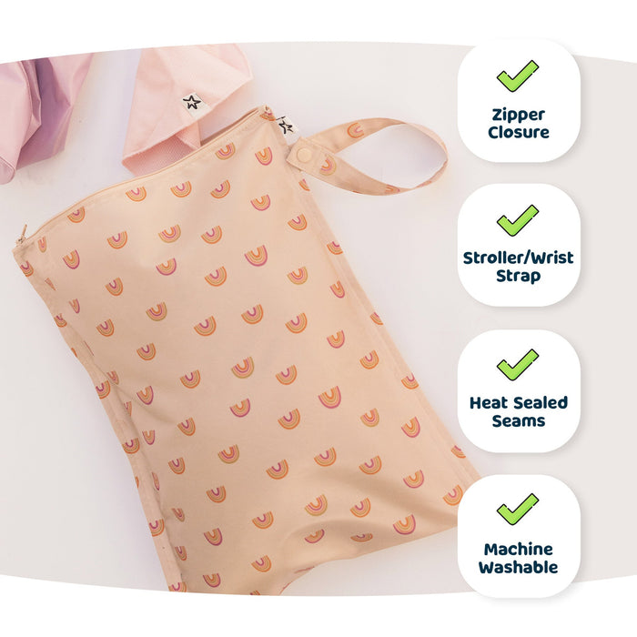 Tiny Twinkle Mess proof Wet Bags 2 Pack