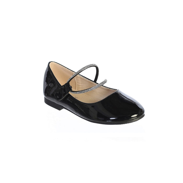 Tip Top USA® Chaussures Blanches Vernies à Bride Strass | 1 à 13