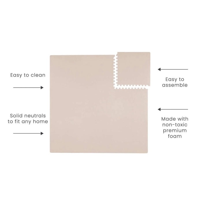 Toddlekind Classic Puzzle Playmat — Non‑Toxic EVA Foam, Expandable Size