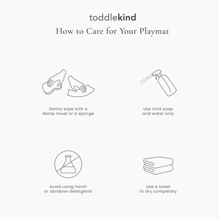 Toddlekind Classic Puzzle Playmat — Non‑Toxic EVA Foam, Expandable Size