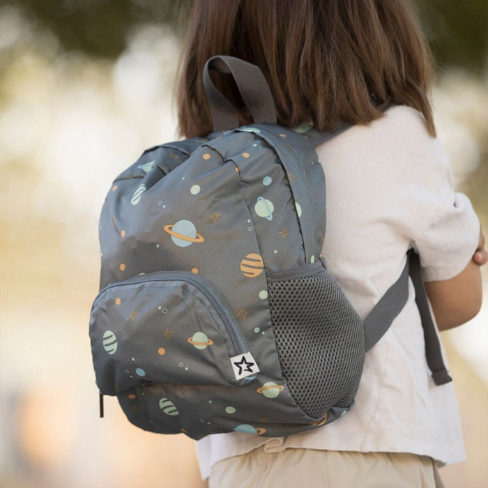Tiny Twinkle® Fold-Up Toddler Mini Backpack – Lightweight, Water-Repellent, Recycled Fabric
