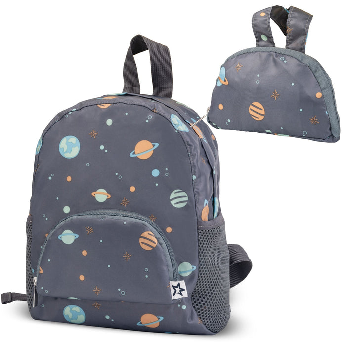 Tiny Twinkle® Fold-Up Toddler Mini Backpack – Lightweight, Water-Repellent, Recycled Fabric