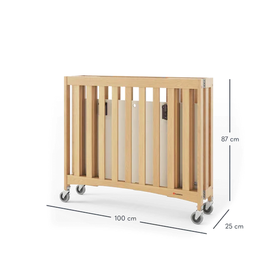 Foundations® Travel Sleeper™ Folding Mini Crib – Compact Commercial Infant Crib
