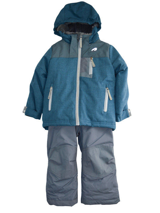 Habit de neige Perlimpinpin pour tout-petits et grands enfants - Texture Orage (Tailles 2, 3, 4 et 12)