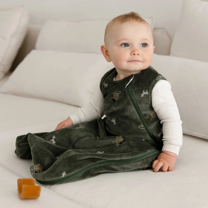 Sac de nuit en velour ultra-doux pour bébé de Perlimpinpin (1.0 Togs)