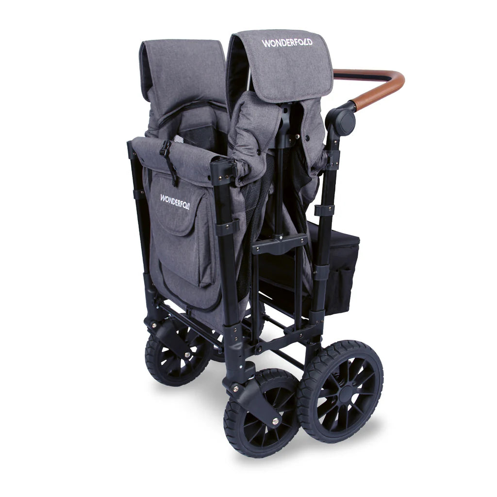 Wonderfold W2 LUXE Premium Push Double Stroller