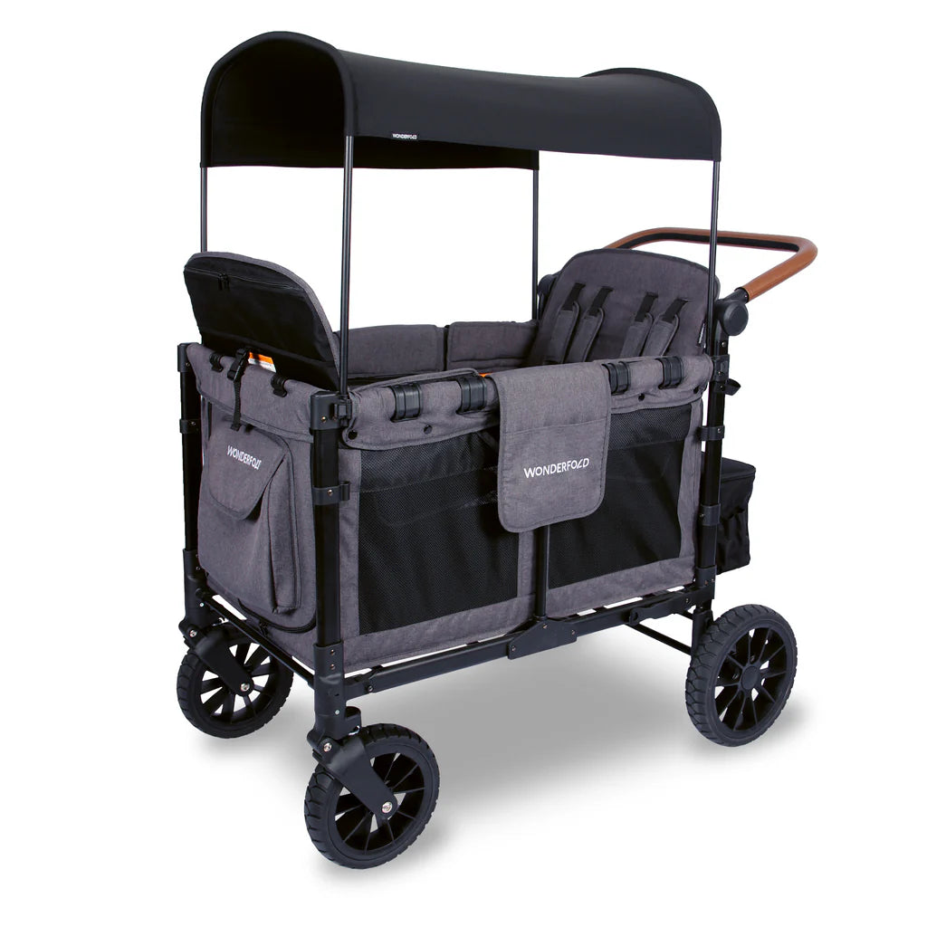 Wonderfold W4 LUXE Premium Push Quad Stroller