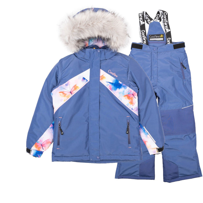 Conifere TAEDA - Girls Skipper Blue 2-Piece Snowsuit Set Sizes (7-16)