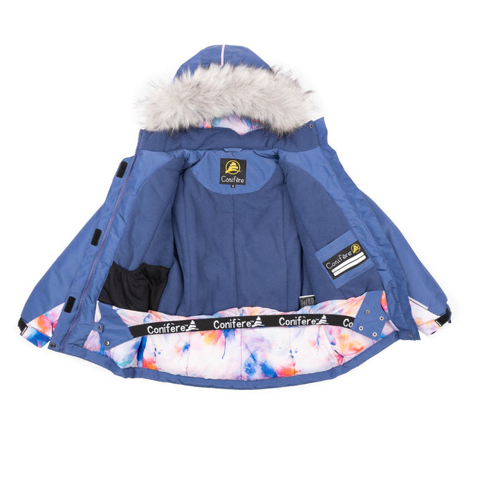 Conifere TAEDA - Girls Skipper Blue 2-Piece Snowsuit Set Sizes (7-16)