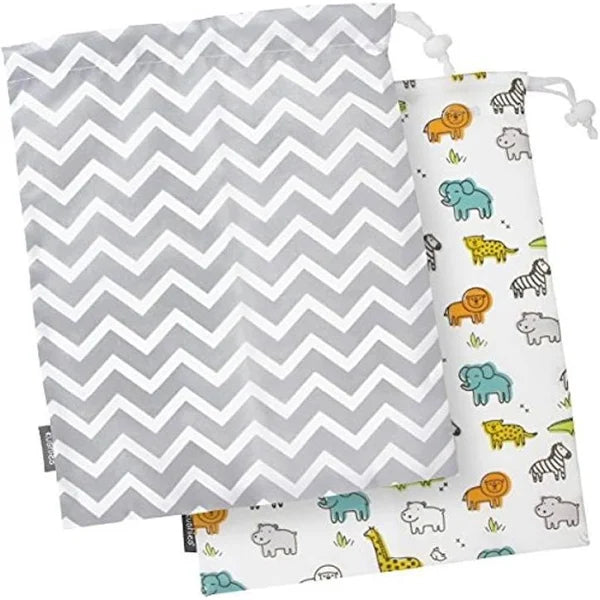 Sacs étanches réutilisables de Kushies multi-usage - Lot de 2