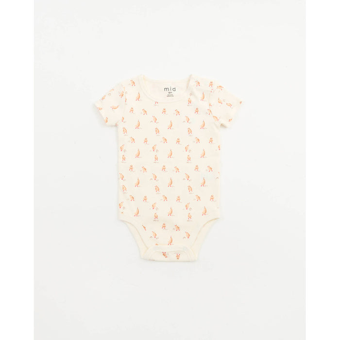 MID Baby Boys Diaper Cover Bodysuit Egret - (NB to 9m)