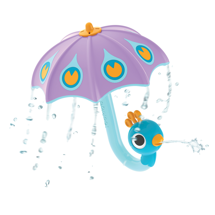 Yookidoo® Fill 'N' Rain Peacock Umbrella - Purple