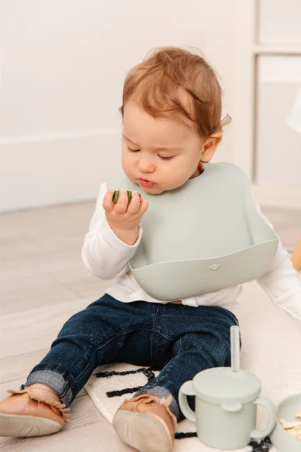 Glitter&Spice Silicone Food Bib | Soft, Adjustable & Easy to Clean