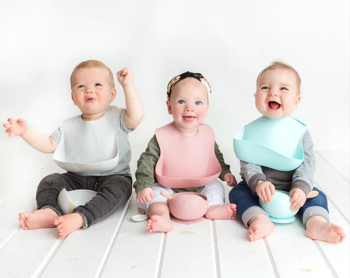 Glitter&Spice Silicone Food Bib | Soft, Adjustable & Easy to Clean