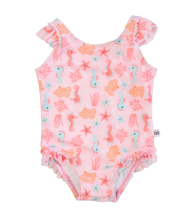 Zoocchini® Ruffled 1 Piece Swimsuit Size | 6m to 3T