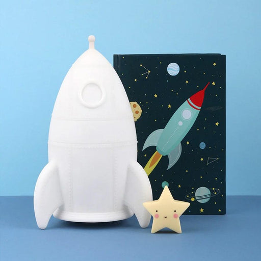 A Little Lovely Company® - A Little Lovely Company Kids Space Rocket Night Light