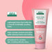 Aleva Naturals whole body deodorant lotion-to-powder tube displayed on a pink background.